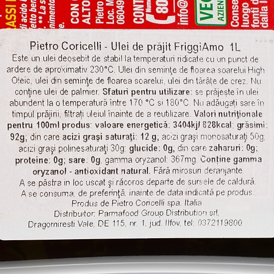 Ulei pentru prăjit FriggiAmo 1l