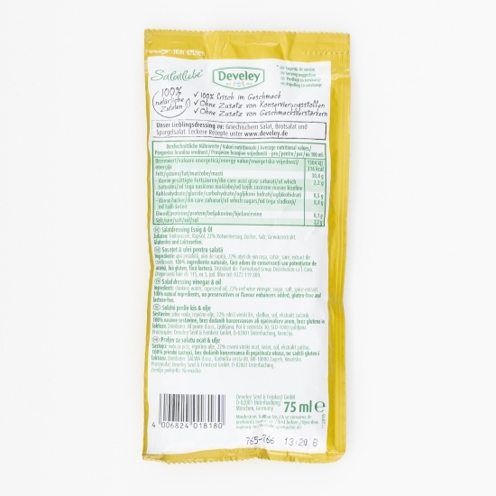 Dressing cu oțet și ulei 75ml