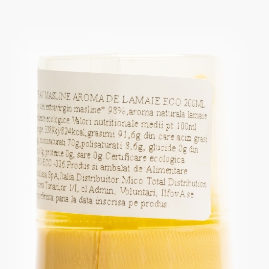 Ulei spray măsline extravirgin și aromă lămâie eco 200ml