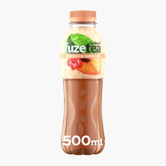Ceai negru piersici și hibiscus 0.5l