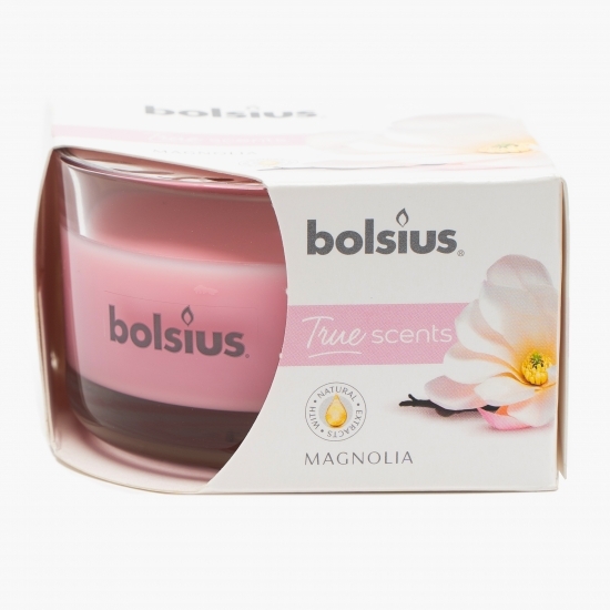 Lumânare parfumată Magnolie, pahar mic