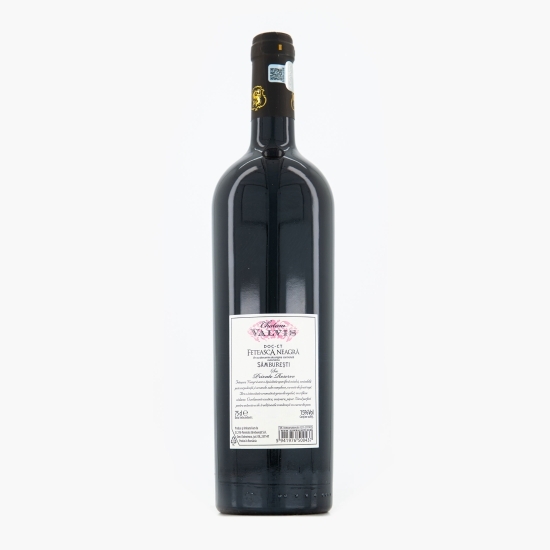 Vin roșu sec Fetească Neagră, 15%, 0.75l