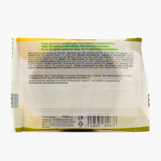 Biscuite vegan cu migdale și alune, fără zahăr adăugat 40g