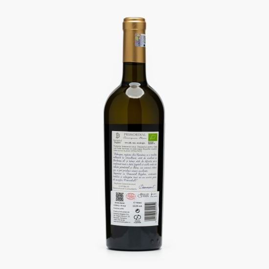 Vin alb sec eco Primordial Sauvignon Blanc, 13.5%, 0.75l