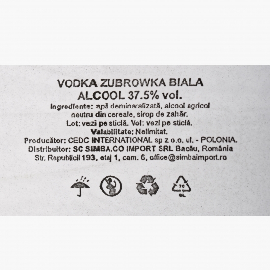 Vodcă Biała (albă) 37.5% alc. 1l
