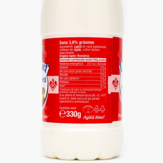 Sana 3.6% grăsime, 330g
