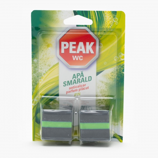Tablete WC „apă smarald” pin 2x50g