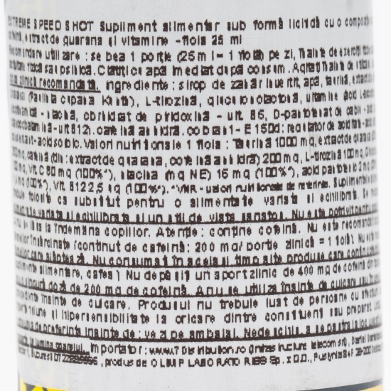 Pre Workout Extreme Speed Shot 25ml