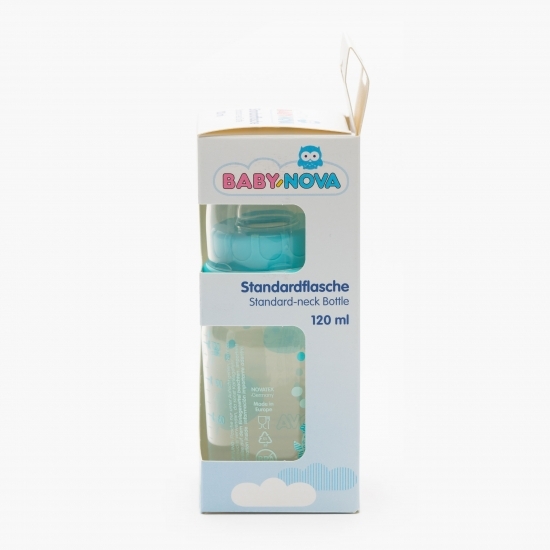 Biberon tetină rotundă Slow 0-24 luni, 120ml