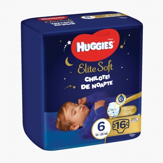 Scutece chiloței de noapte mărimea 6, 15-25kg, 16 buc