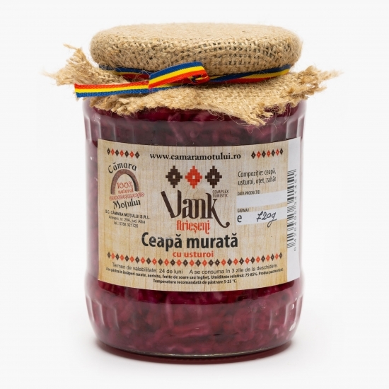 Ceapă murată cu usturoi în oțet 720g