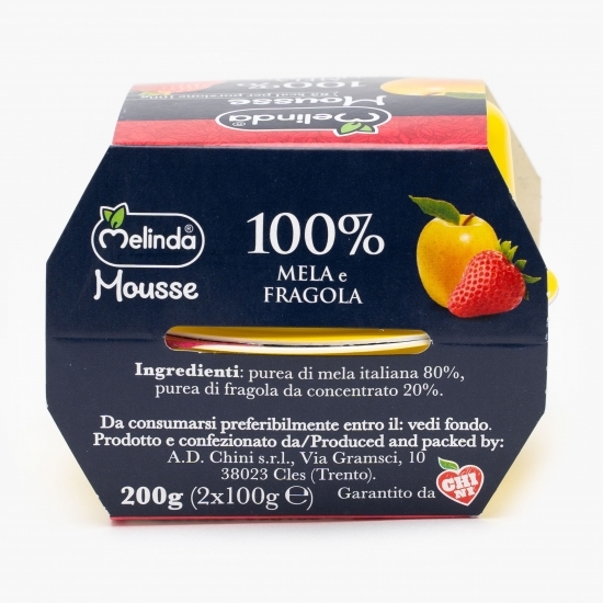 Mousse de mere și căpșuni 200g (2x100g)
