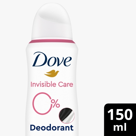 Antiperspirant spray 0% Aluminiu, Invisible Care 150ml