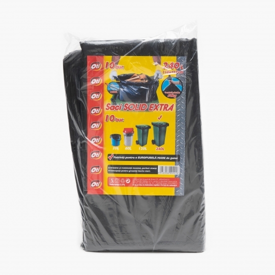 Saci menajeri Solid Extra 240l 10 buc