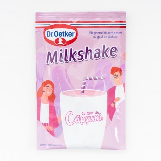 Mix pentru băutură desert milkshake cu gust de căpșuni 33g 