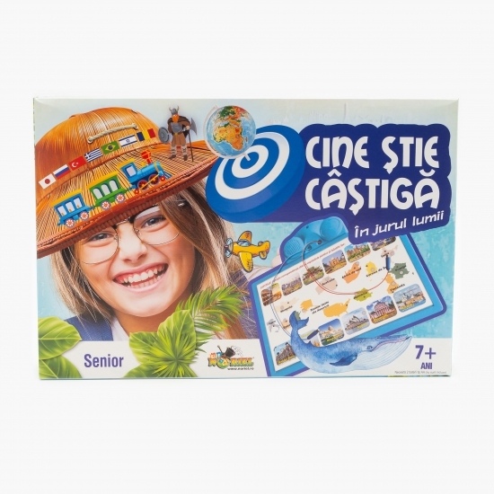 Cine știe, câștigă - În jurul lumii - Senior joc interactiv 7+ ani