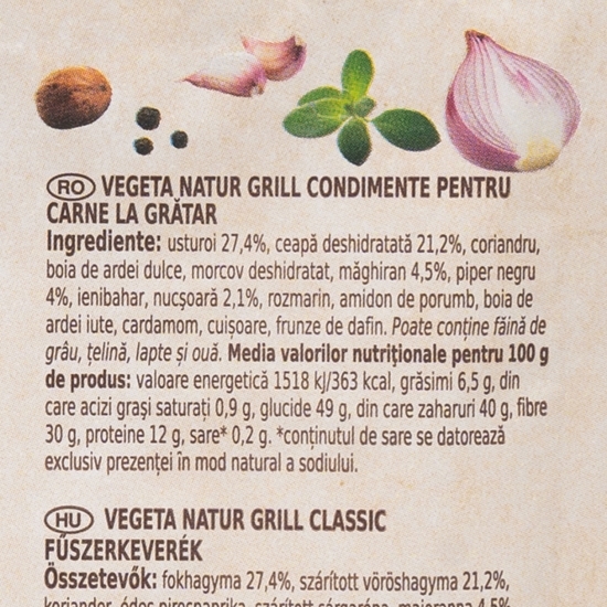 Condimente pentru carne la grătar 20g