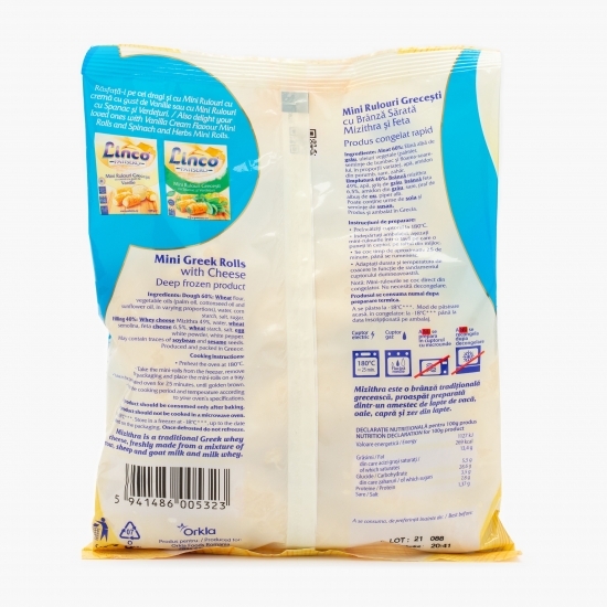 Mini rulouri grecești cu brânză sărată 500g
