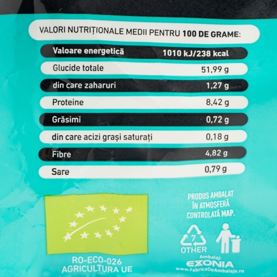 Pâine ecologică albă, artizanală cu maia sălbatică 400g