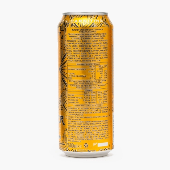 Băutură energizantă Ultra Golden Pineapple 0.5l