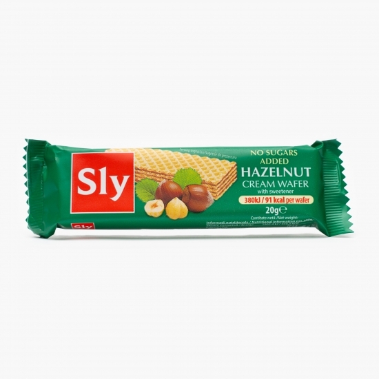 Napolitană cu cremă de alune 20g