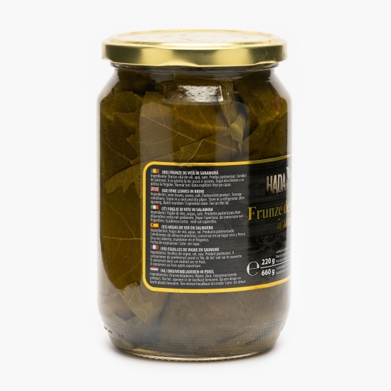 Frunze de viță în saramură 660g
