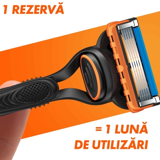 Rezerve aparat de ras Fusion5, 4 buc
