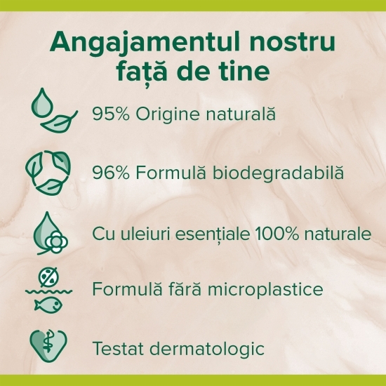 Gel de duș Wellness Balance cu extract din seminte de cânepă și uleiuri esențiale 0.5l