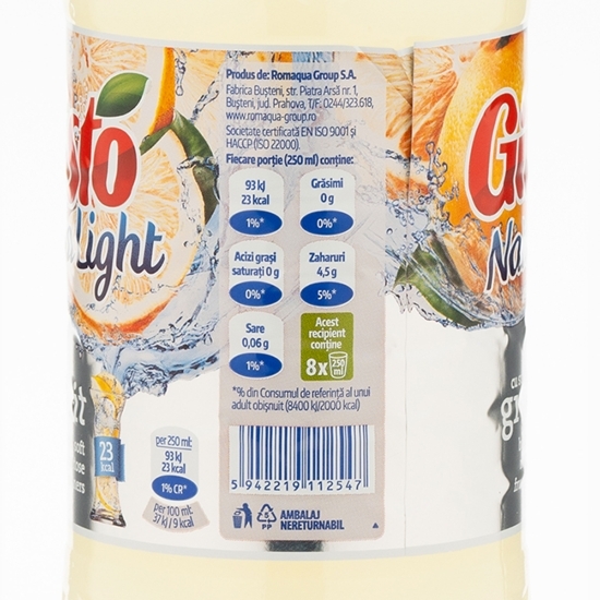Suc grepfrut băutură necarbogazoasă light 2l