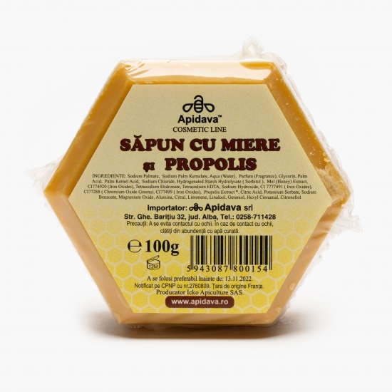 Săpun cu miere și propolis 100g