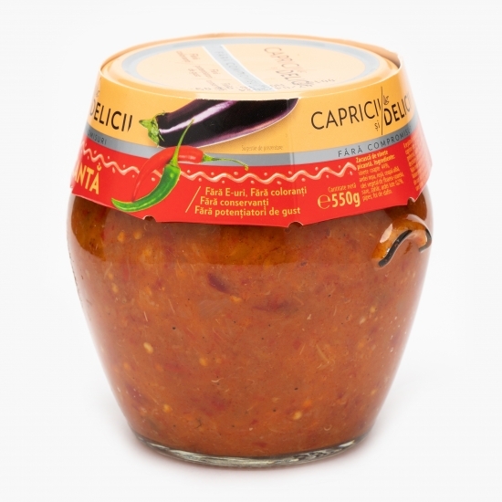 Zacuscă de vinete picantă 550g