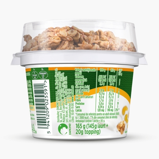 Iaurt Mic dejun cu granola și miere 165g