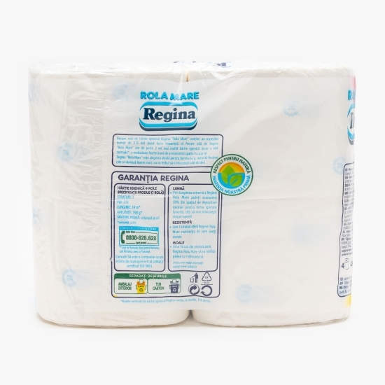 Hârtie igienică rolă mare 4 role, 3 straturi