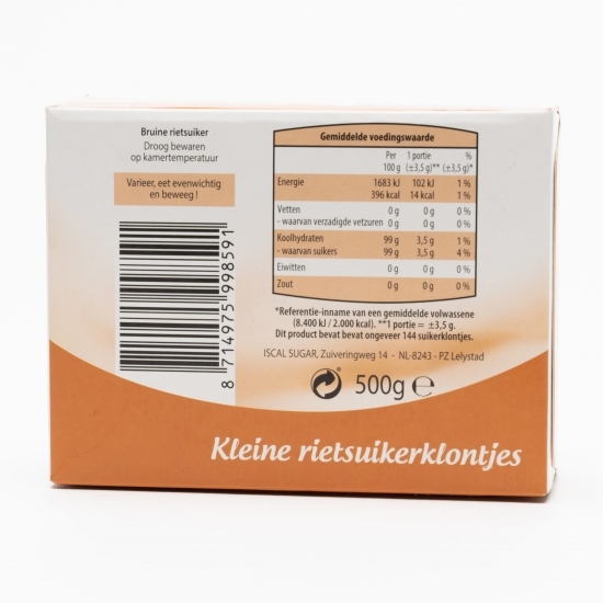 Zahăr cubic brun 500g