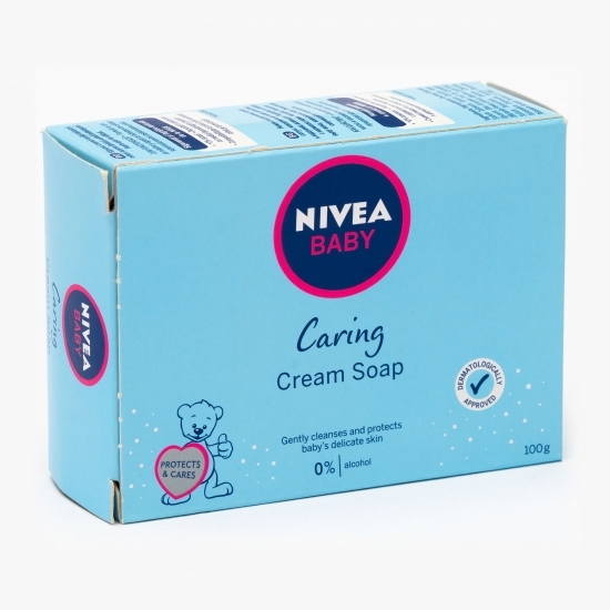 Săpun-cremă pentru bebeluși, Baby Caring 100g