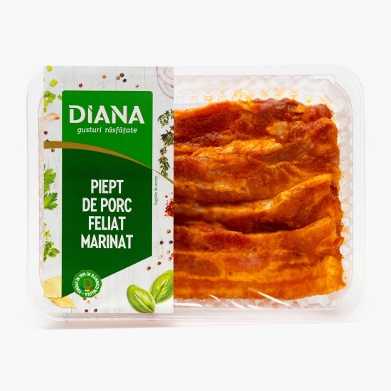 Piept porc cu os, feliat, marinat 600g