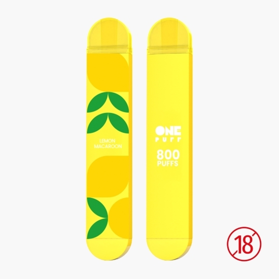 Țigară electronică Lemon Macaroon cu nicotină, 20mg/ml, 800 puffs
