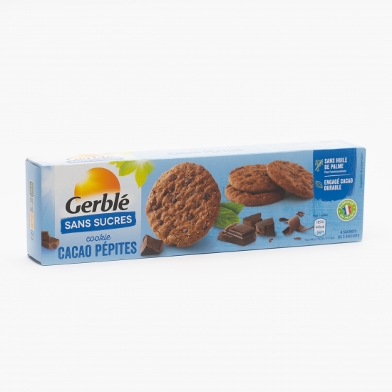 Fursecuri cu ciocolată și cacao, fără zahăr 130g