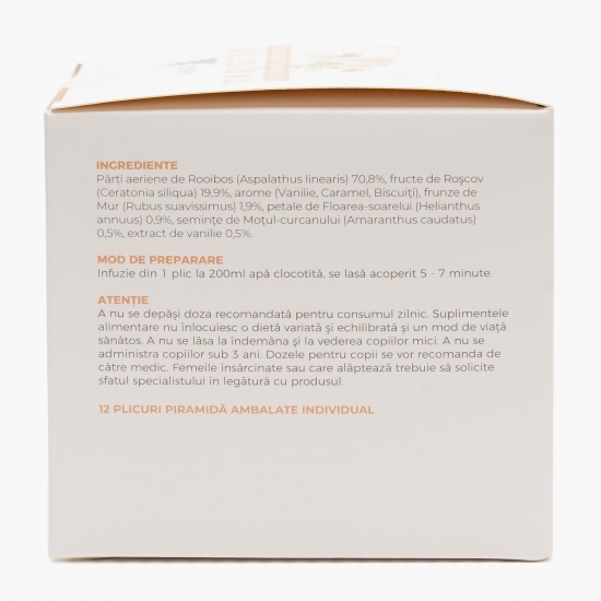 Ceai rooibos créme brûlée Tabieturi 12 plicuri