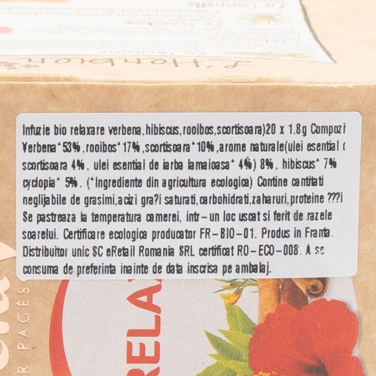 Infuzie eco relaxare 20 plicuri x 1.8g