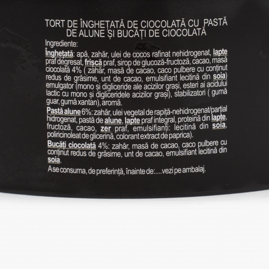 Tort de înghețată cu ciocolată și alune 800g
