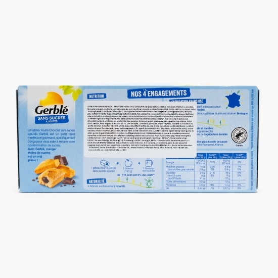 Prăjitură umplută cu ciocolată, fără zahăr 150g