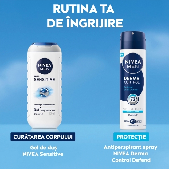Deodorant antiperspirant spray MEN Derma Control Defend 150ml
