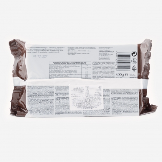 Tort Delizia Cacao cu cremă de cacao glazurat 300g