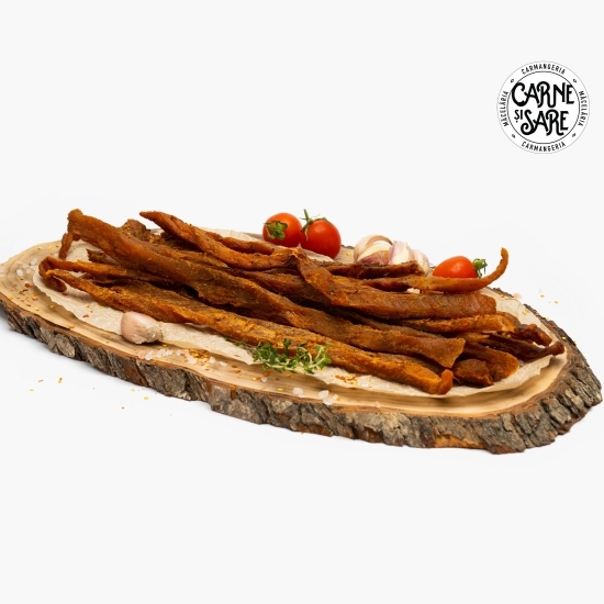 Sticksuri picante de porc, afumate 150g