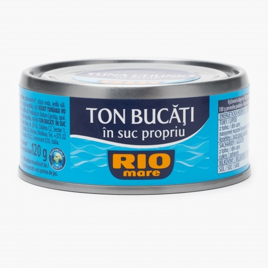 Ton bucăți în suc propriu 160g