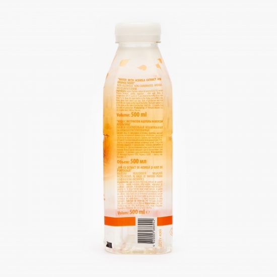 Apă funcțională cu extract de acerola și gust de portocală 0.5l