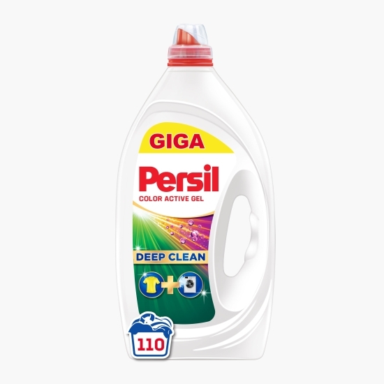 Detergent de rufe lichid Color Active Gel, Deep Clean, 110 spălări, 4.95l