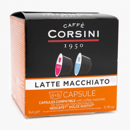 Capsule cafea, Latte Macchiato, 8 băuturi, 164g
