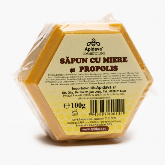 Săpun cu miere și propolis 100g
